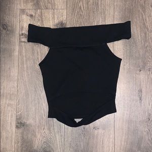 All black Charlotte russe  crop top